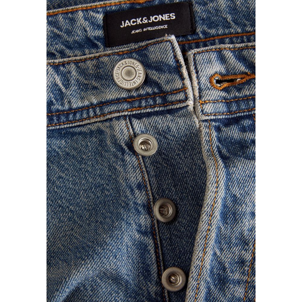 Jack Jones Blaue Baumwoll-Jeans mit lockerem Sitz