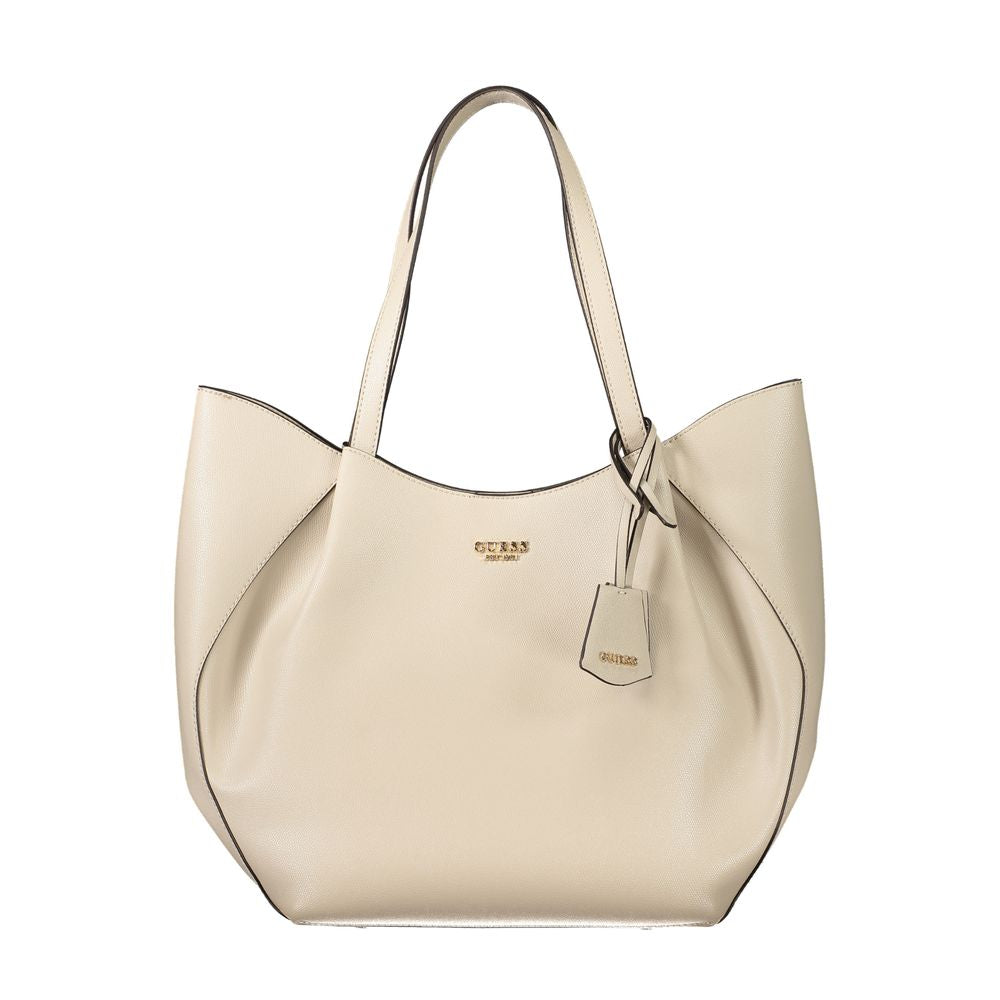 Sac à main Guess Jeans beige en polyéthylène pour femme