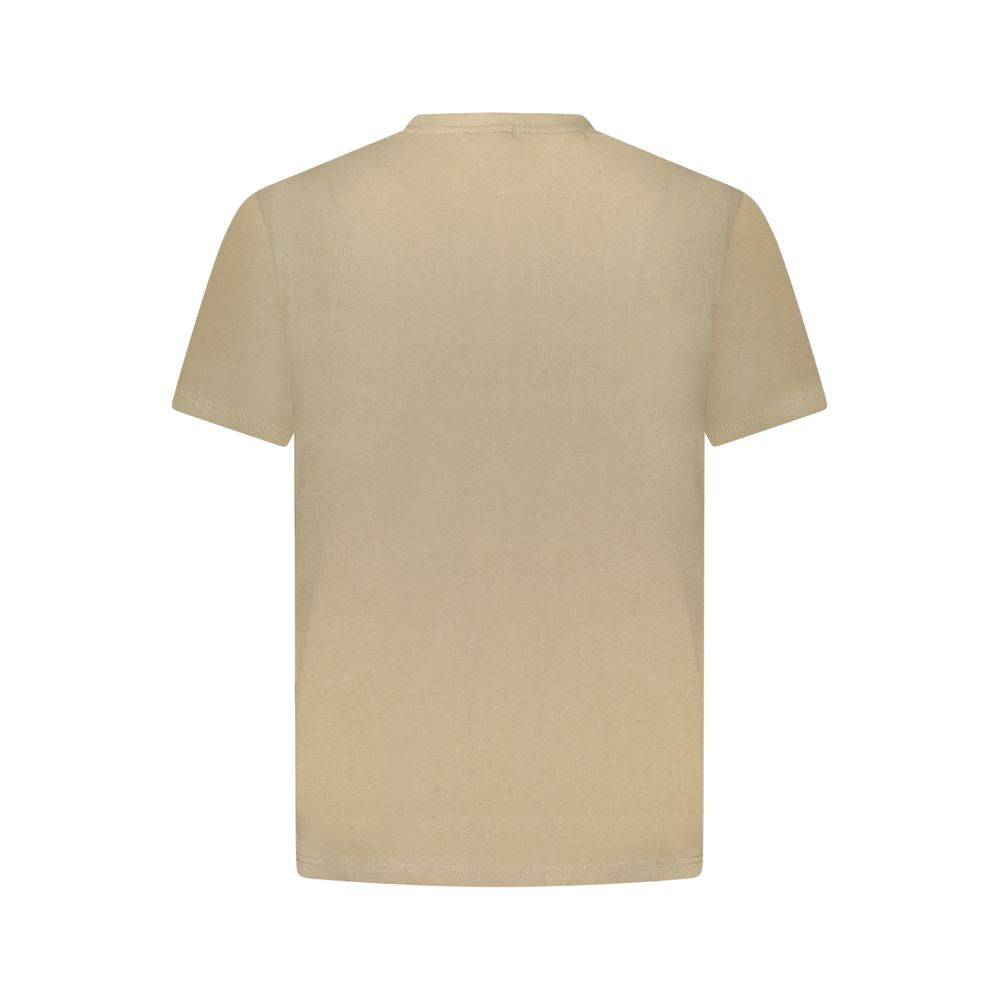 Napapijri Braunes Baumwoll-T-Shirt für Männer