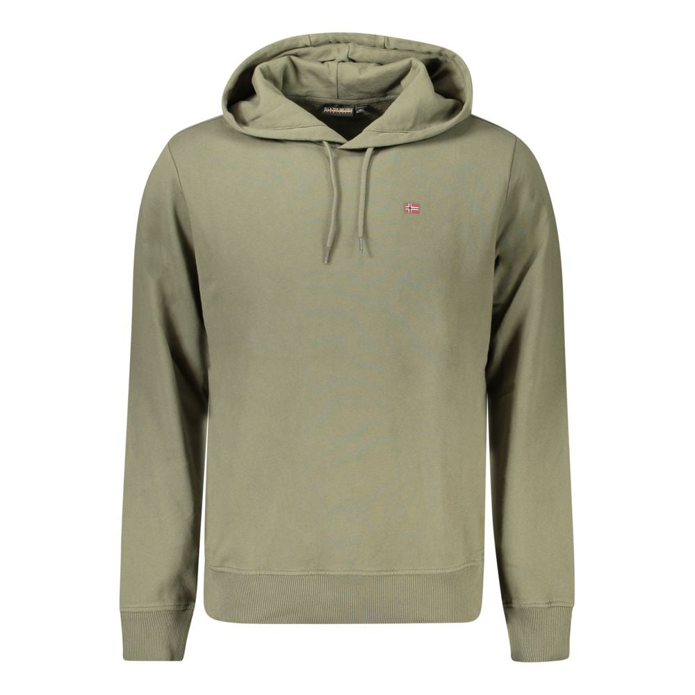 Napapijri Grüner Baumwollpullover für Männer