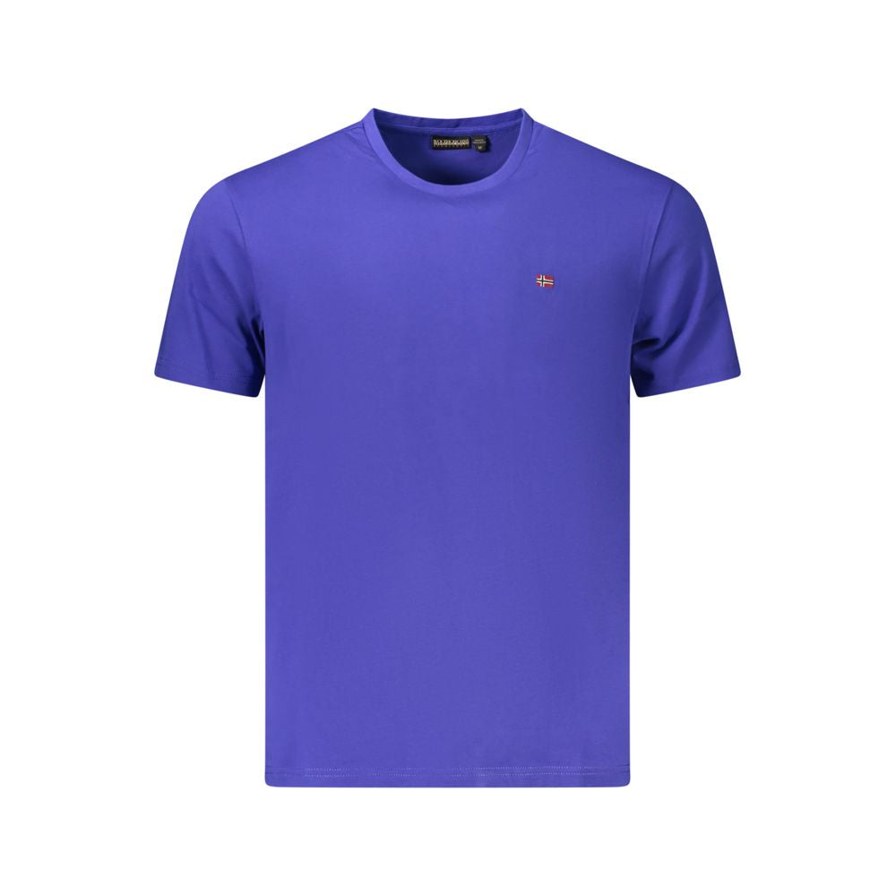 Napapijri Blau Baumwolle Männer T-Shirt