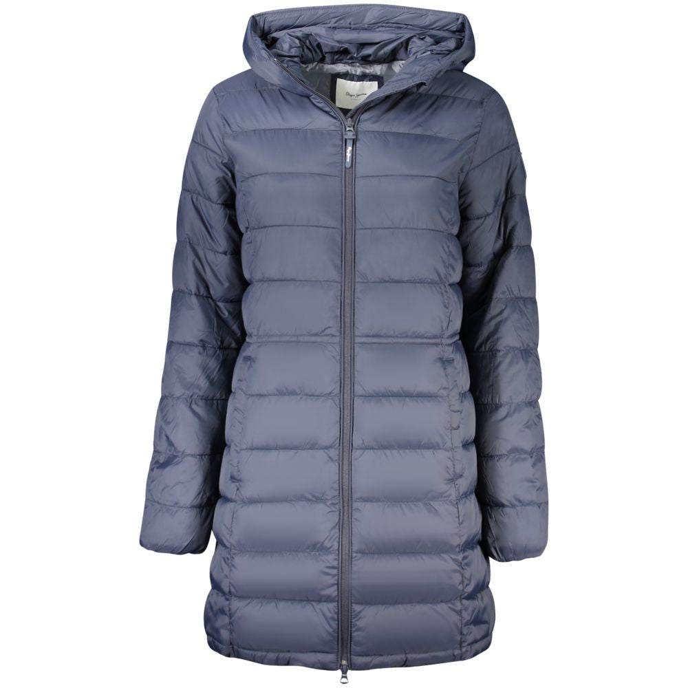 Pepe Jeans Blaues Polyamid-Jackett & Mantel