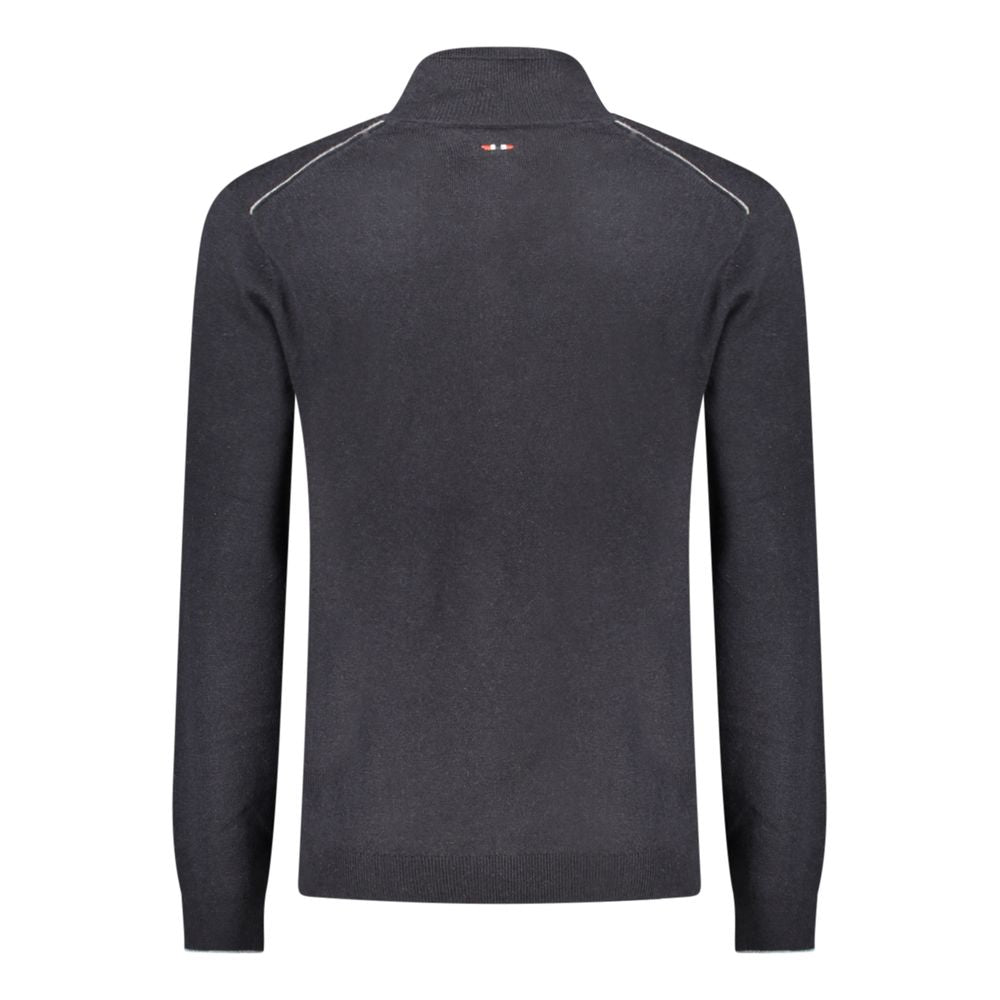 Napapijri Schwarzer Pullover aus Wolle für Männer