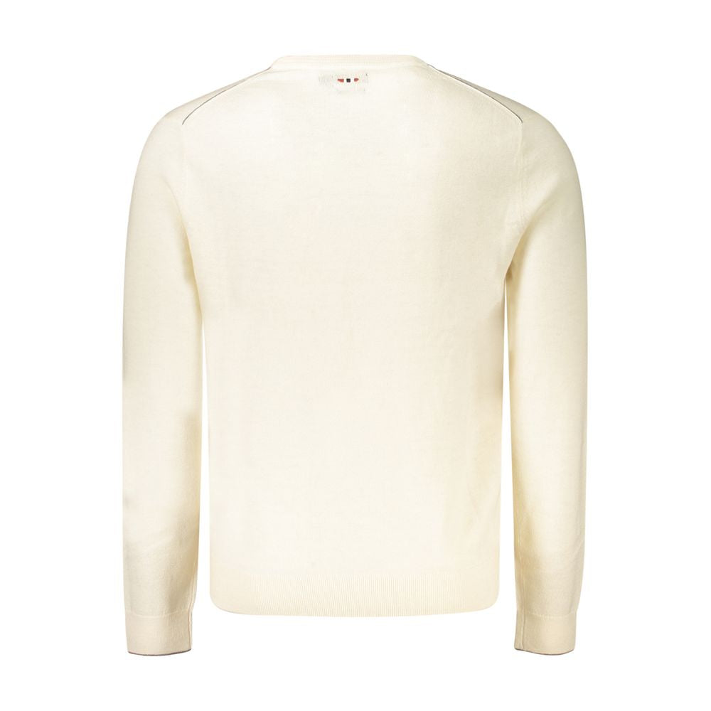 Napapijri Weißer Pullover aus Wolle für Männer