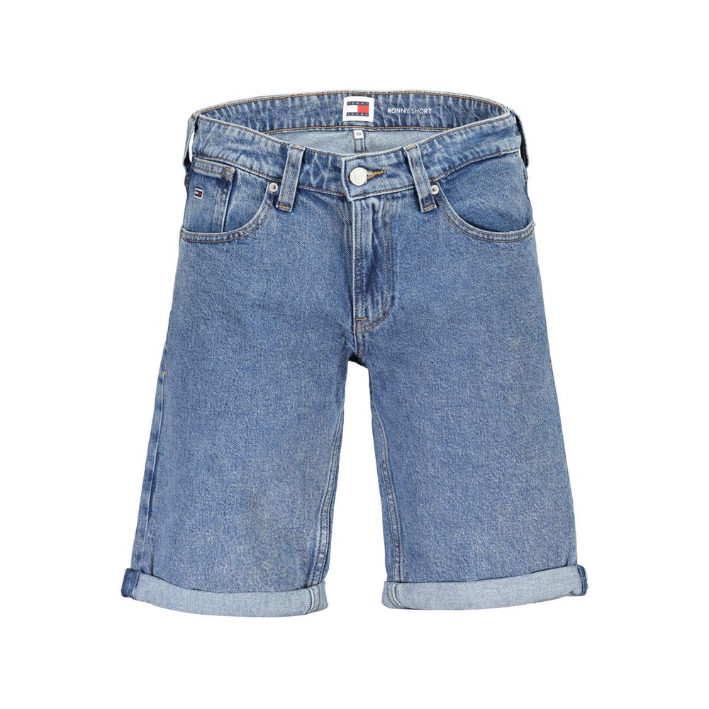 Short en coton bleu Tommy Hilfiger