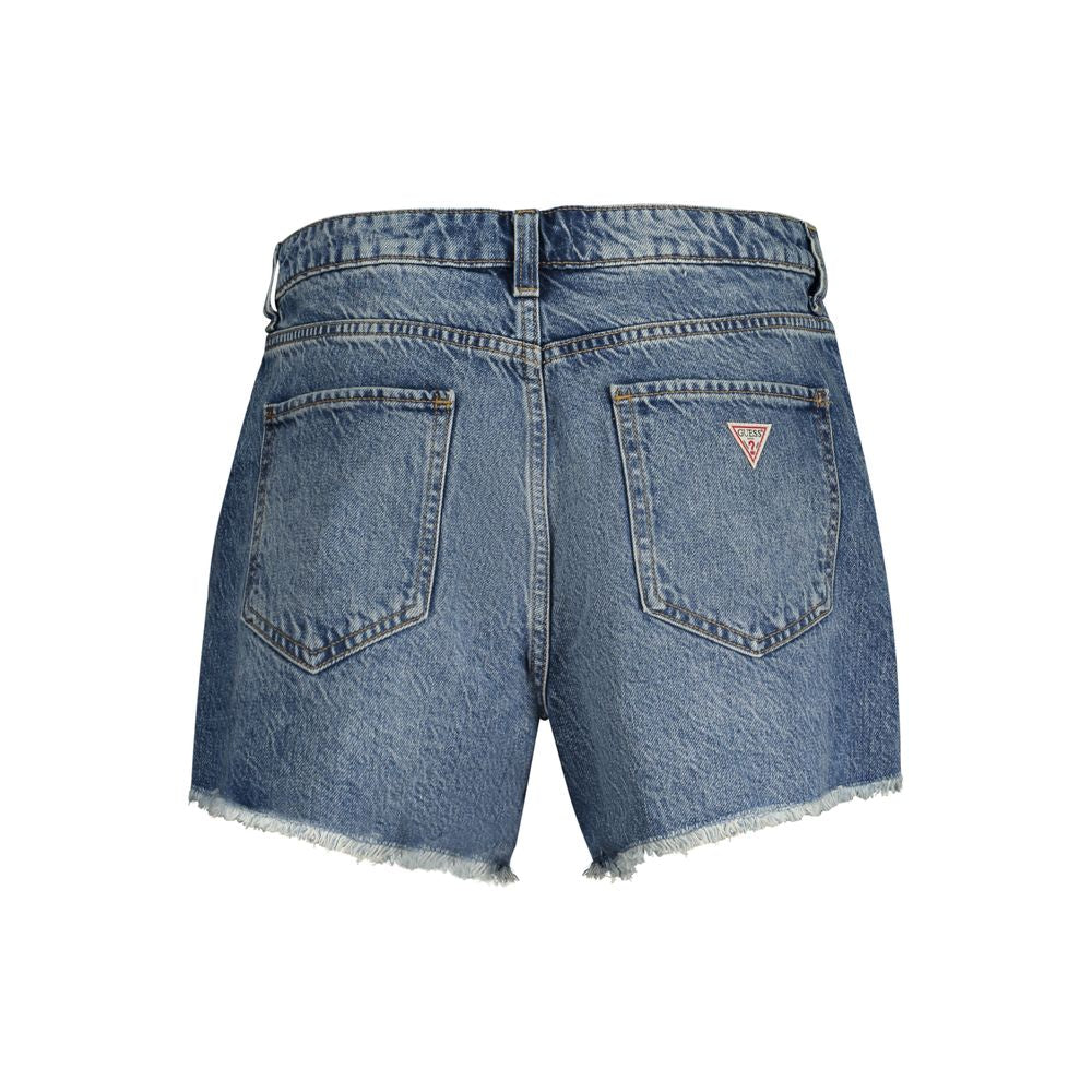 Guess Jeans Blaue Baumwollshorts