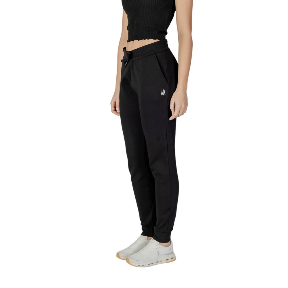 Pantalon de jogging en coton noir Armani Exchange (bas de survêtement)