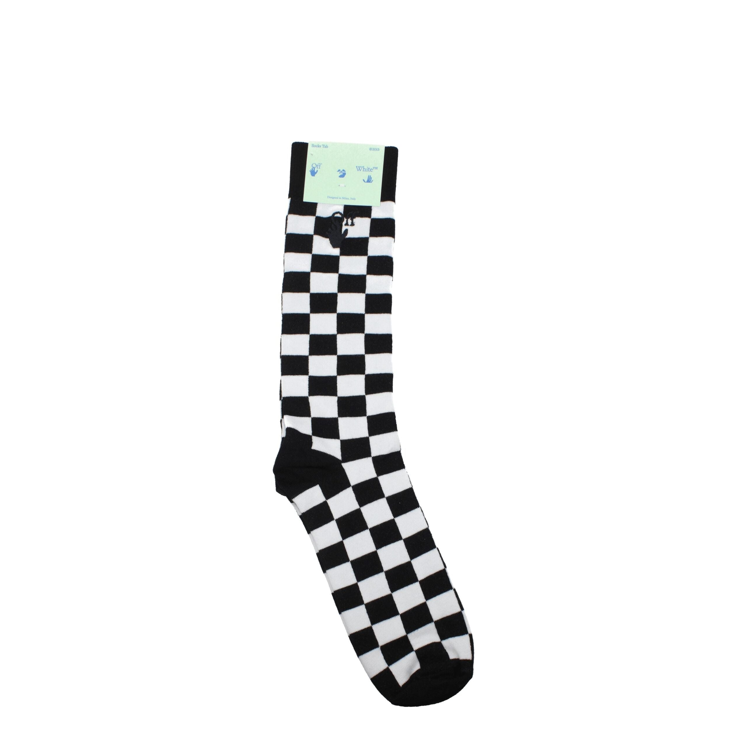 Off-White Weiße Baumwollsocken