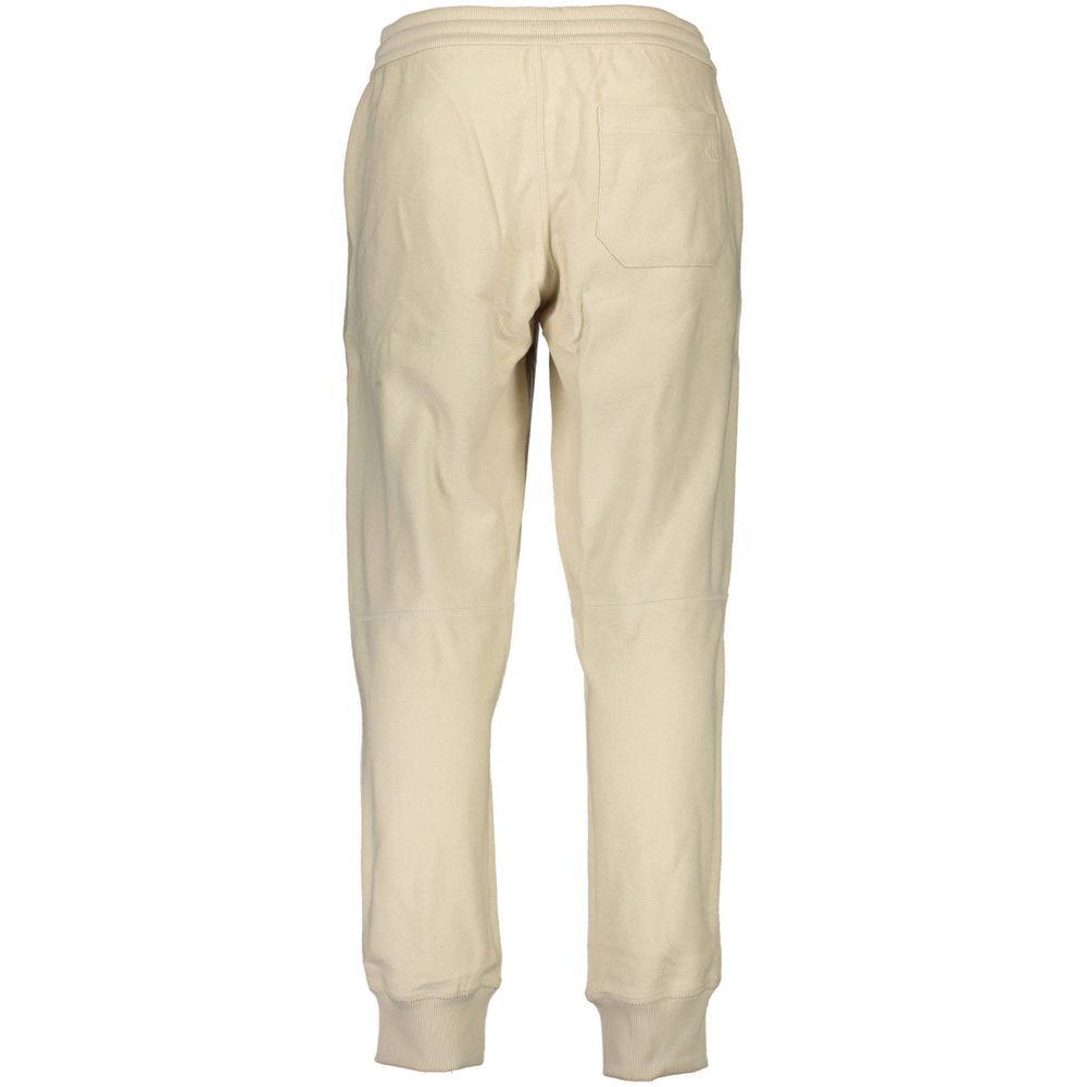 Calvin Klein beige cotton trousers