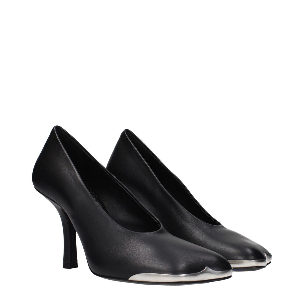 Burberry Schwarze Lederpumps