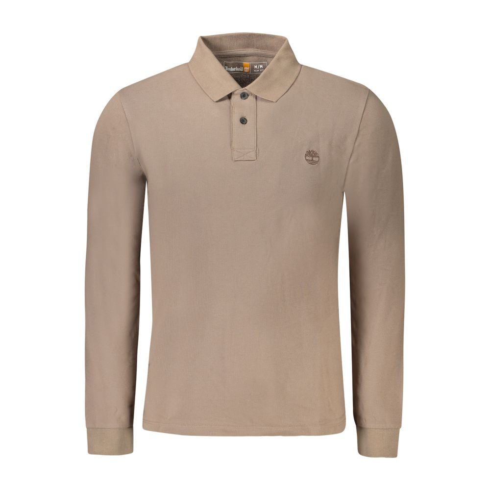 Timberland Braunes Baumwoll-Poloshirt