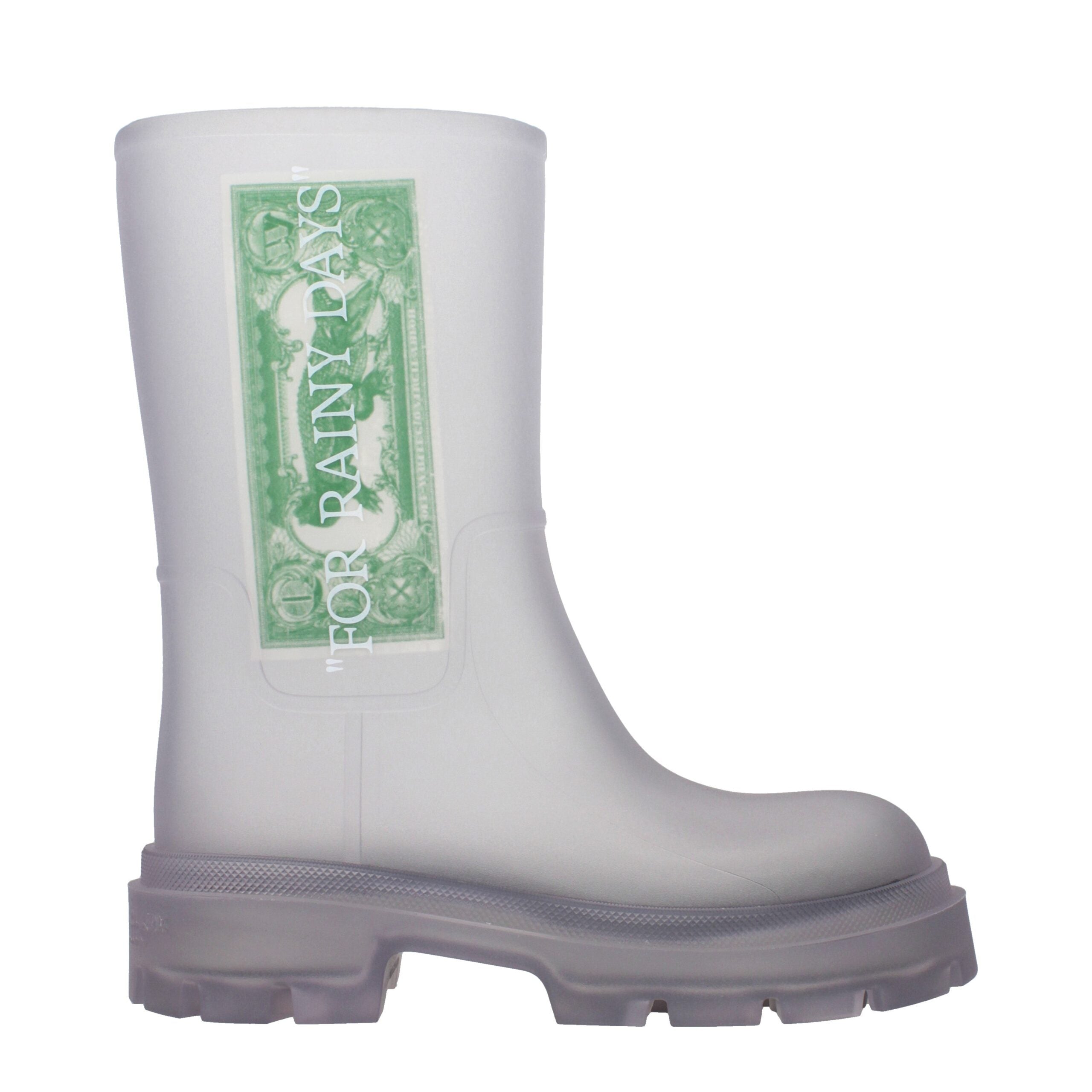 Off-White Transparente Pvc-Stiefeletten