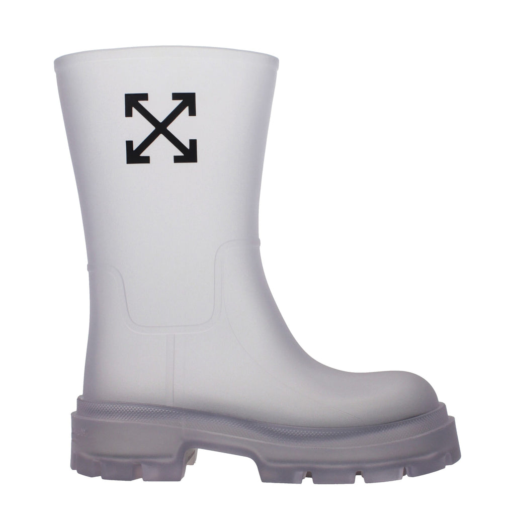 Off-White Transparente Pvc-Stiefeletten