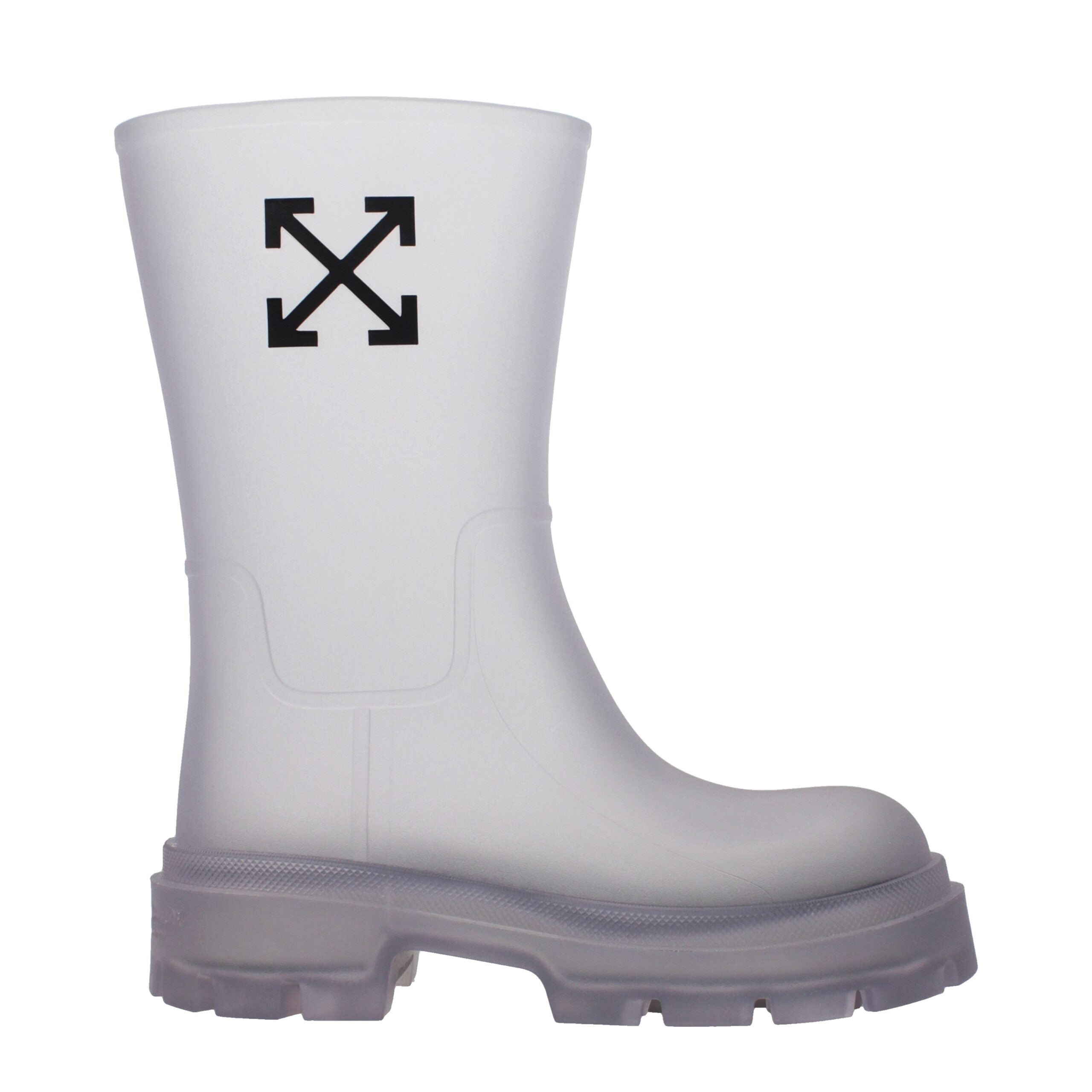 Off-White Transparente Pvc-Stiefeletten