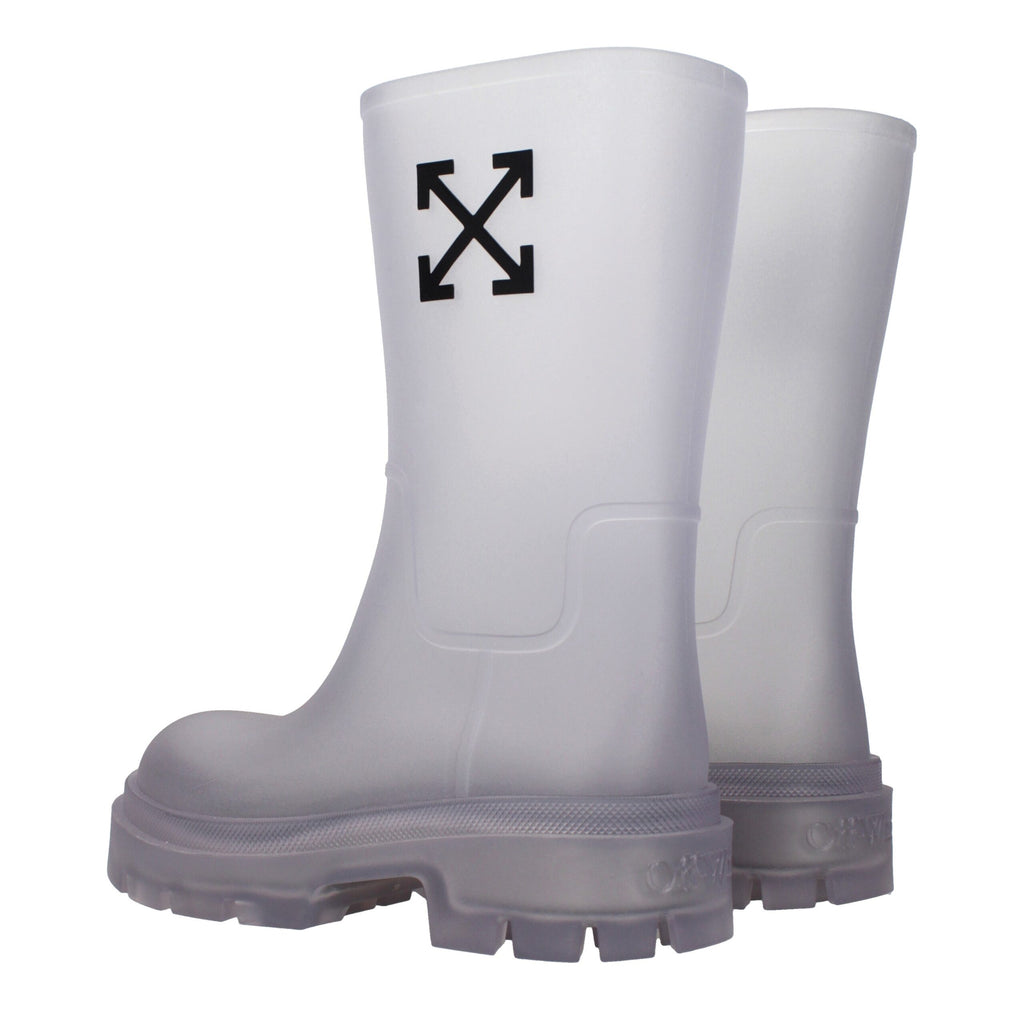 Off-White Transparente Pvc-Stiefeletten