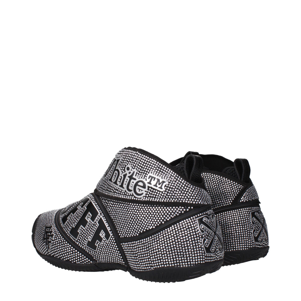 Off-White Schwarz Baumwolle Turnschuhe