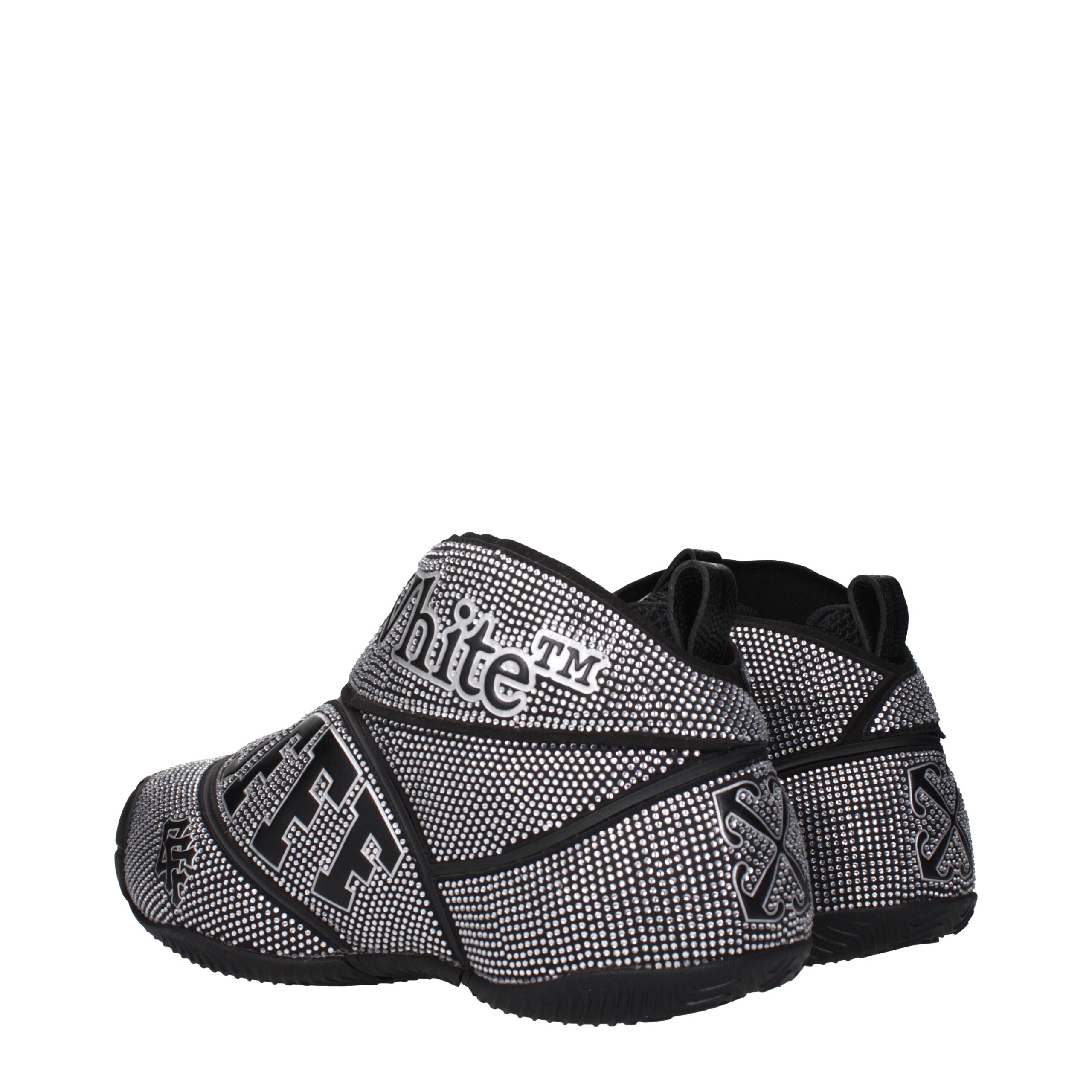 Off-White Schwarz Baumwolle Turnschuhe