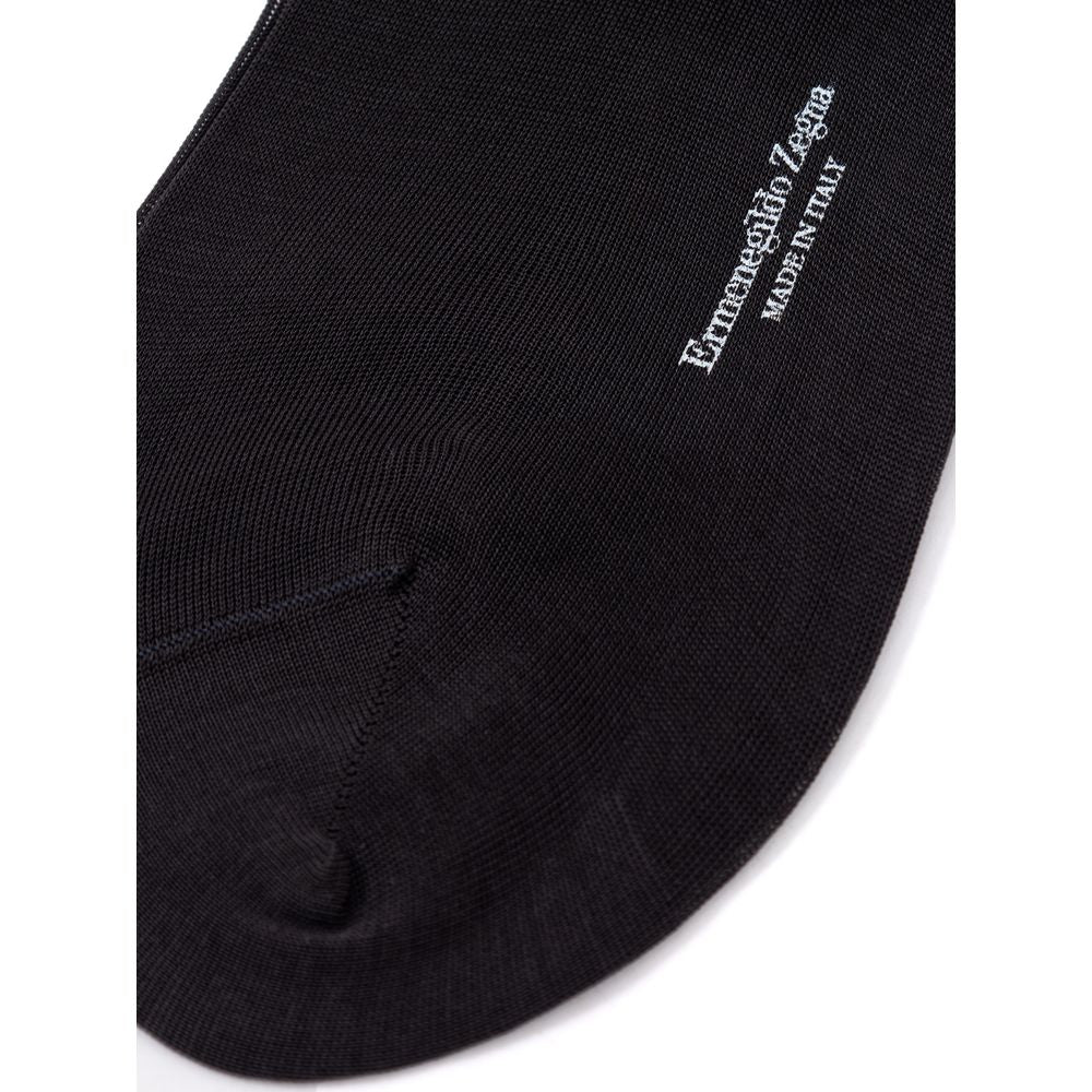 ZEGNA Graue Baumwollsocken