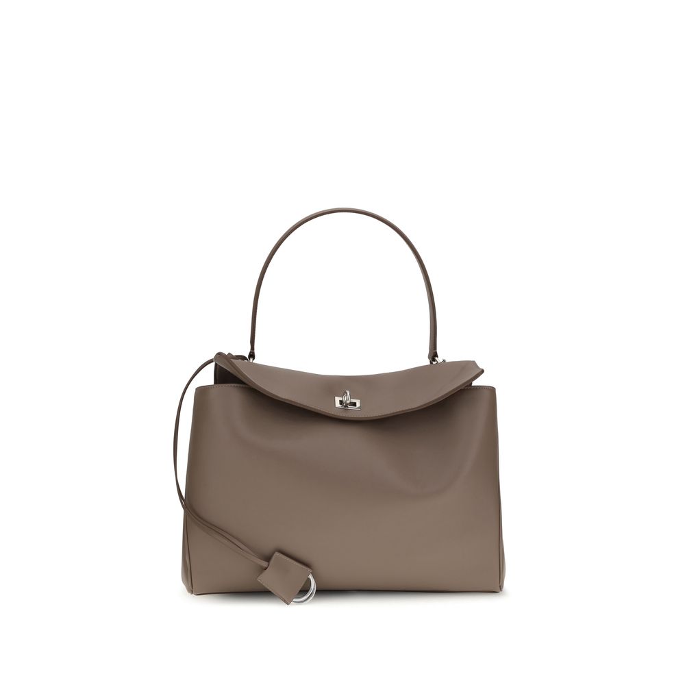 Sac bandoulière Balenciaga Bos Taurus en cuir de veau gris