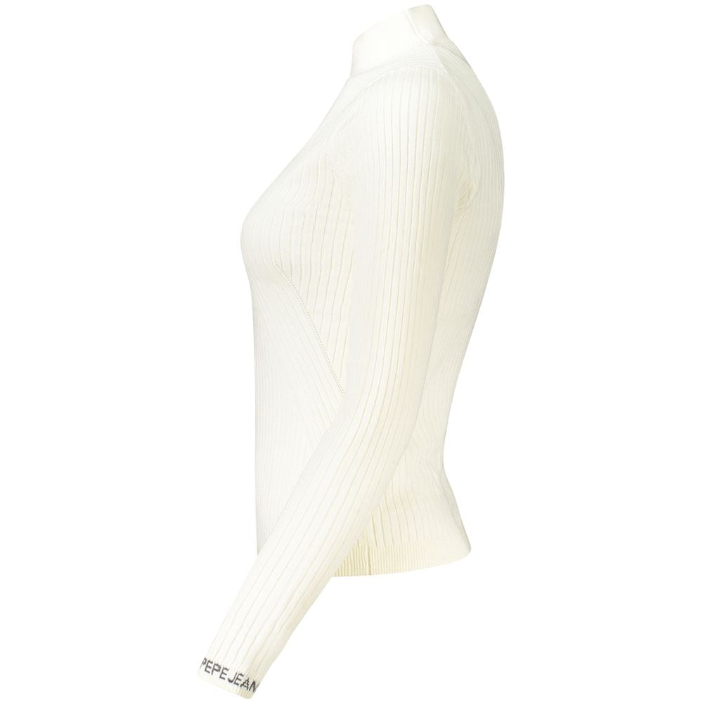Pepe Jeans Baumwollpullover in Weiß