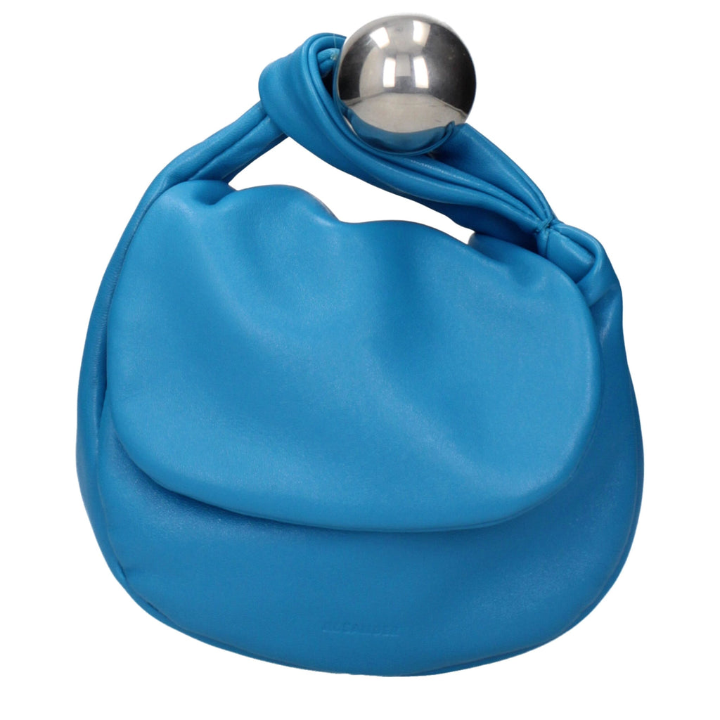 Jil Sander Handtasche aus Blauem Leder