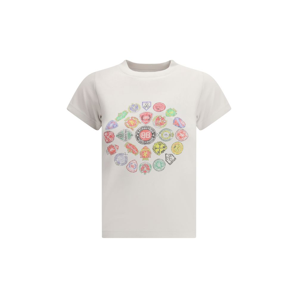 Balenciaga Weißes Baumwoll-T-Shirt