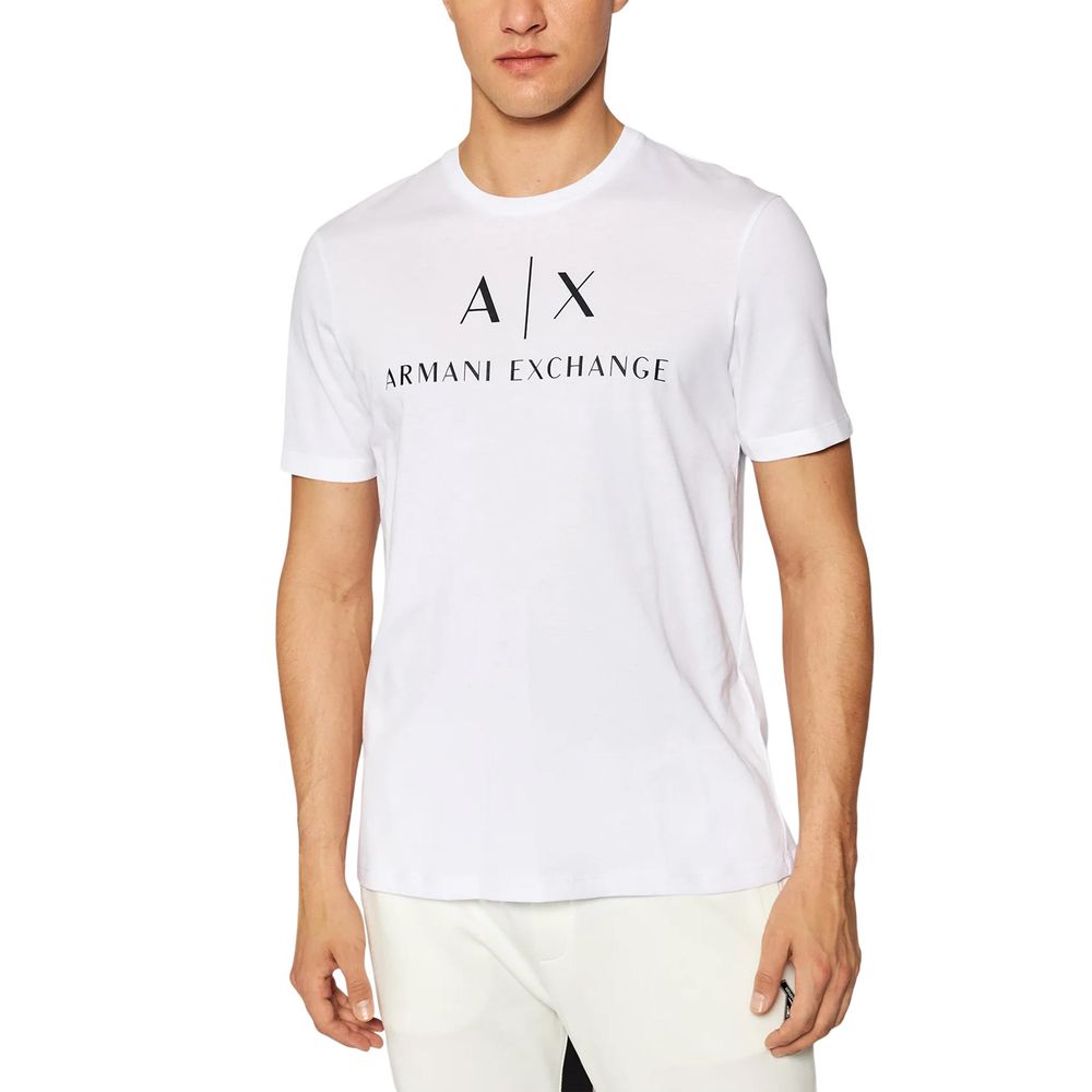 Armani Exchange Weißes Baumwoll-Oberteil