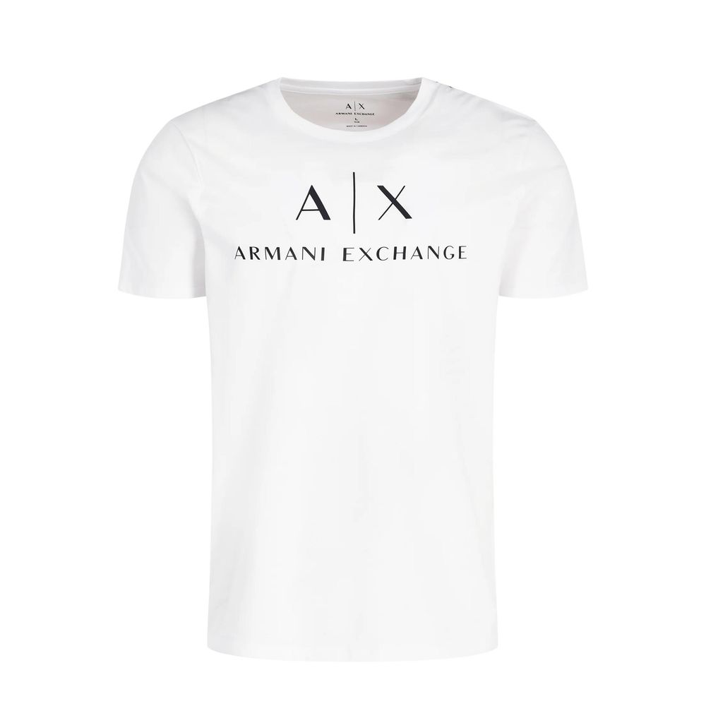 Armani Exchange Weißes Baumwoll-Oberteil