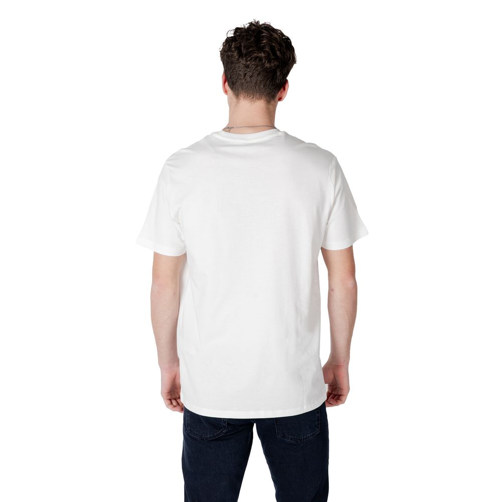 Armani Exchange Weißes Baumwoll-T-Shirt