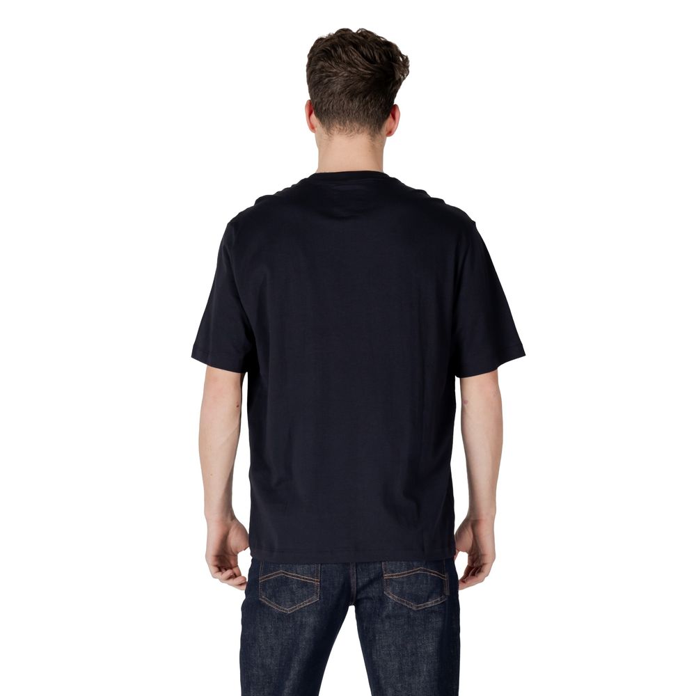 T-shirt en coton bleu Armani Exchange