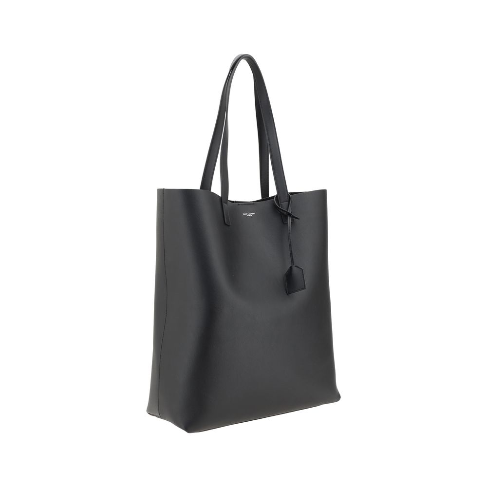 Saint Laurent Schwarze Handtasche aus Kalbshaut Bos Taurus