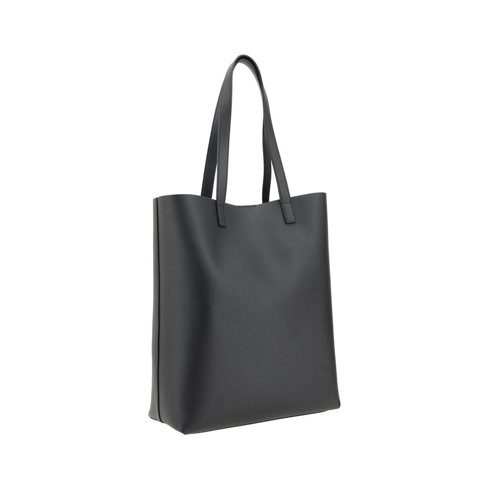 Saint Laurent Schwarze Handtasche aus Kalbshaut Bos Taurus