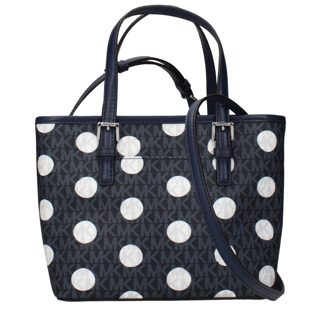 Michael Kors Blaue Stoffhandtasche