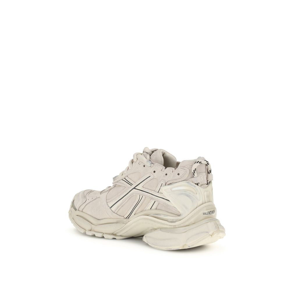 Baskets Balenciaga en caoutchouc beige de style sportif