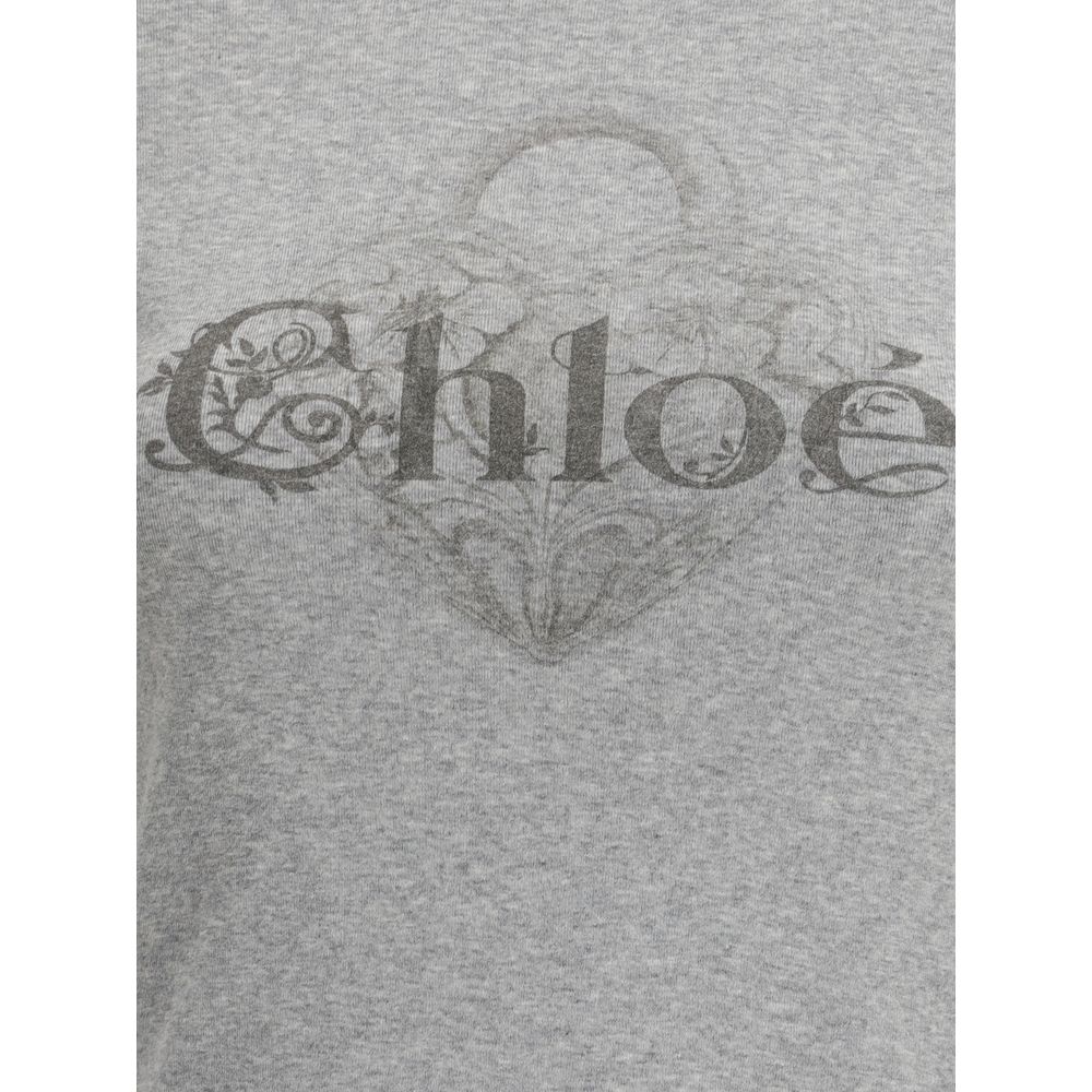 Chloé grey cotton top
