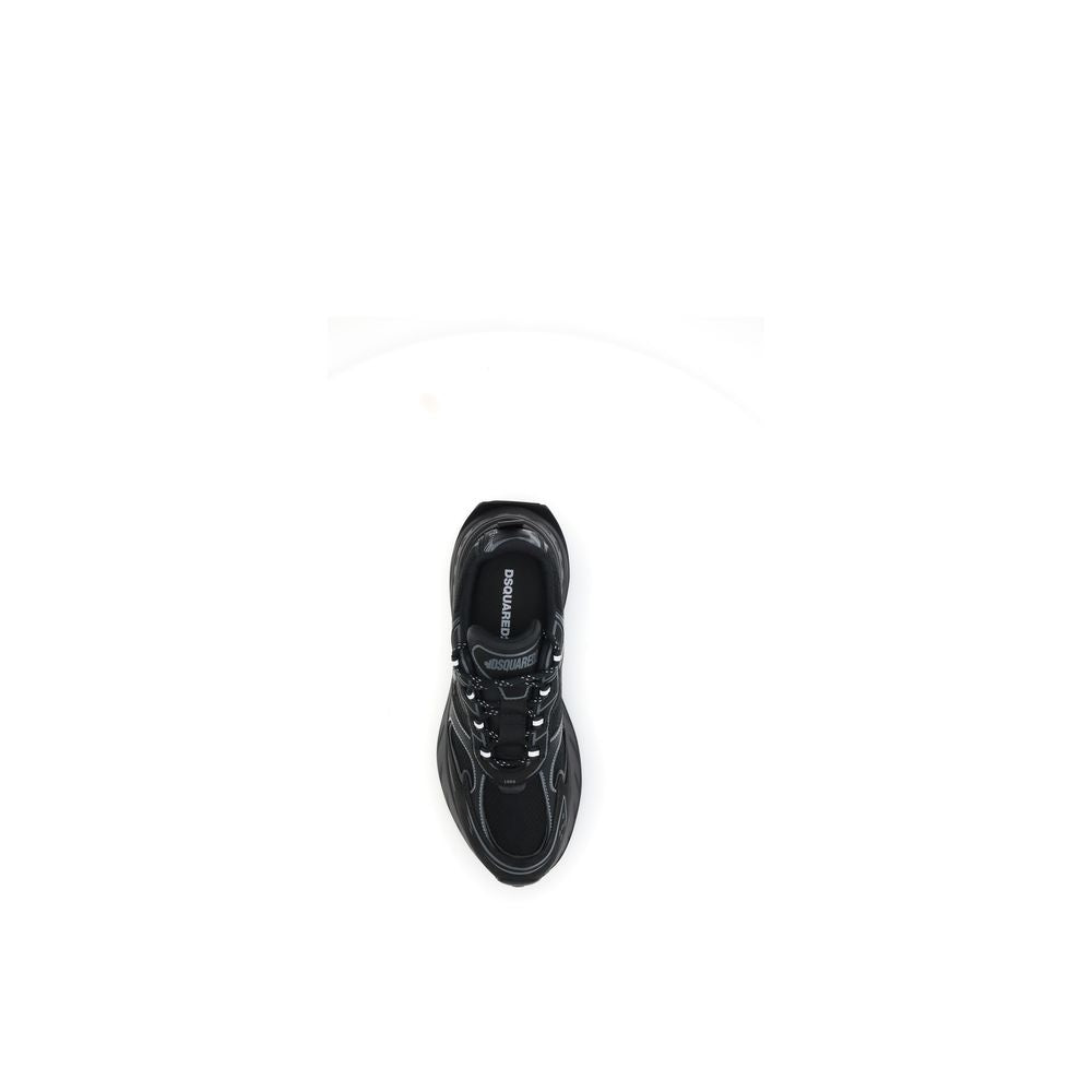 Dsquared² Black calfskin sneakers Bos Taurus