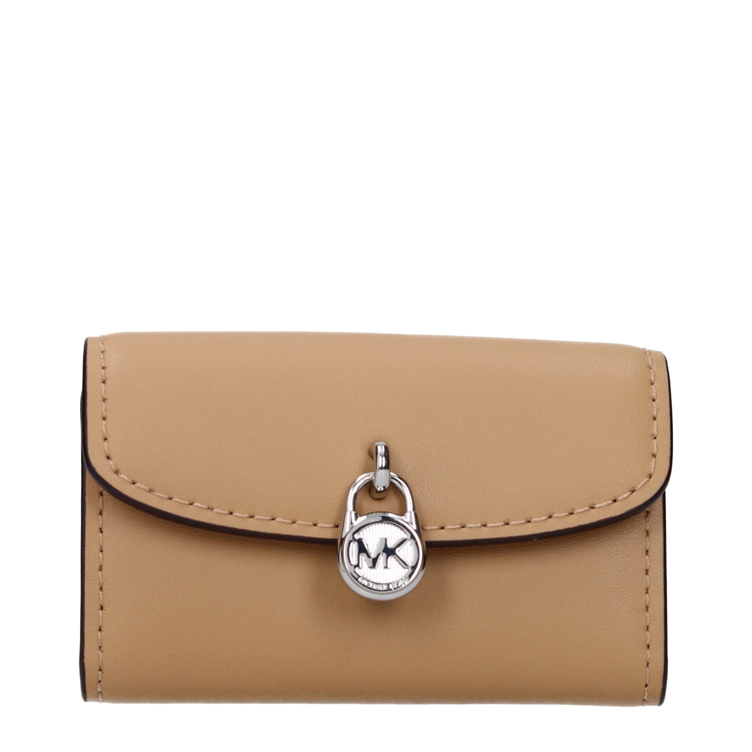 Michael Kors Braune Leder-Geldbörse