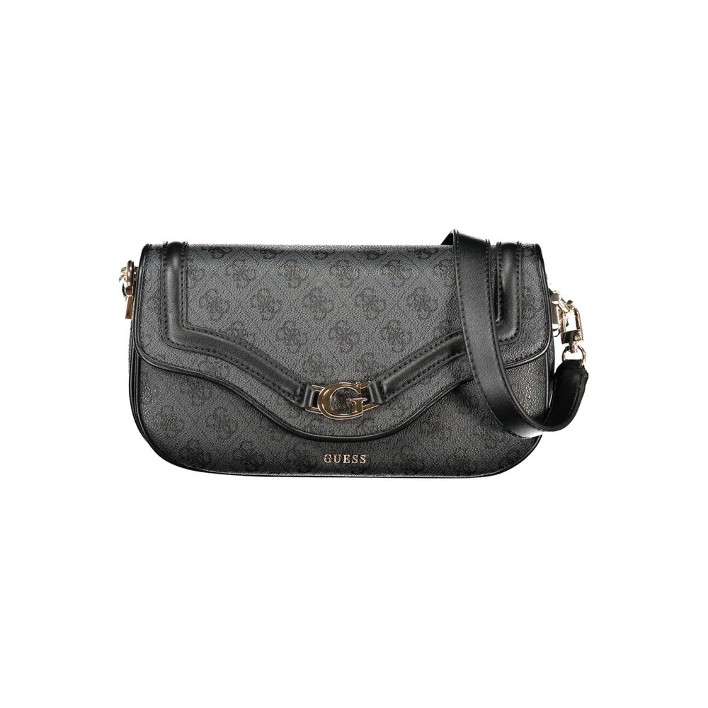 Guess Jeans Handtasche aus schwarzem Polyethylen