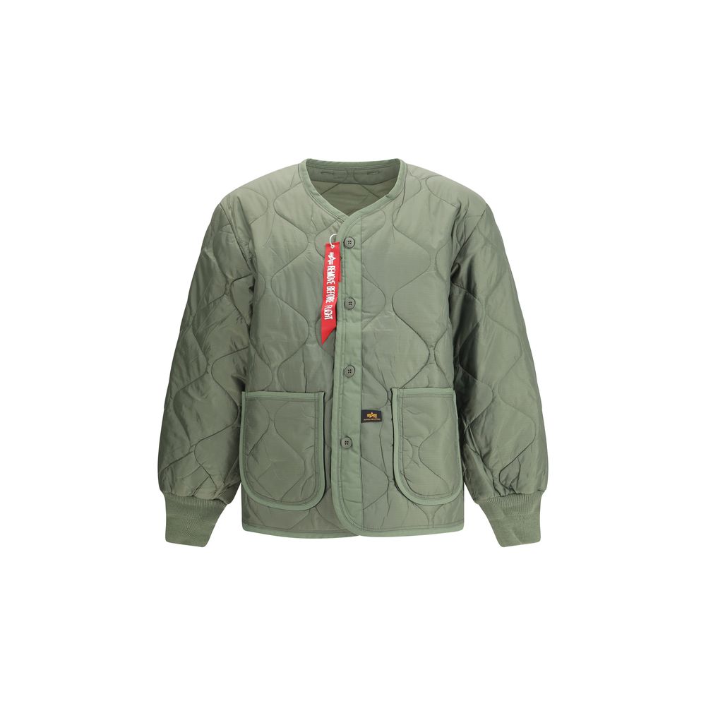Veste en nylon vert ALPHA INDUSTRIES