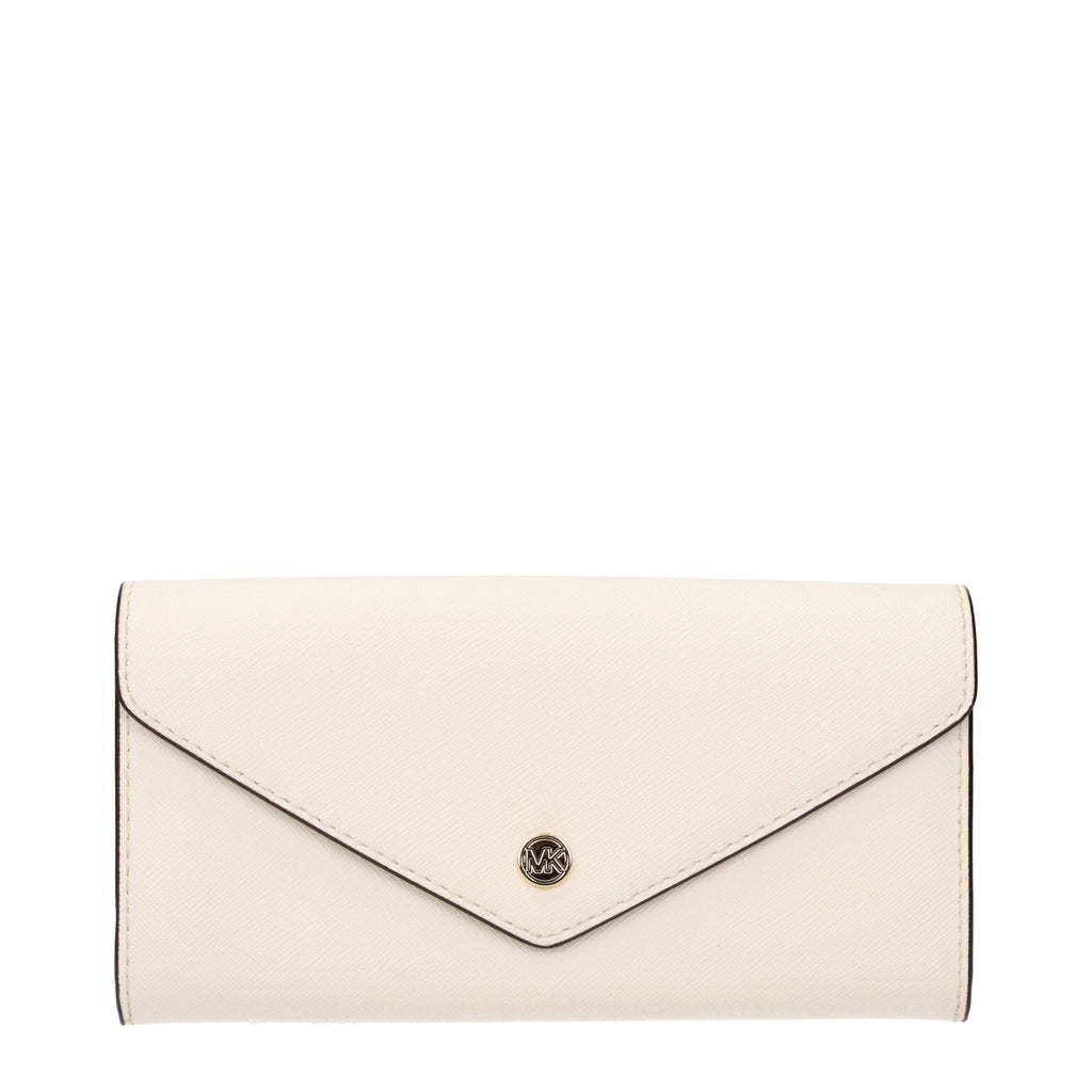 Michael Kors Beige Leder-Geldbörse