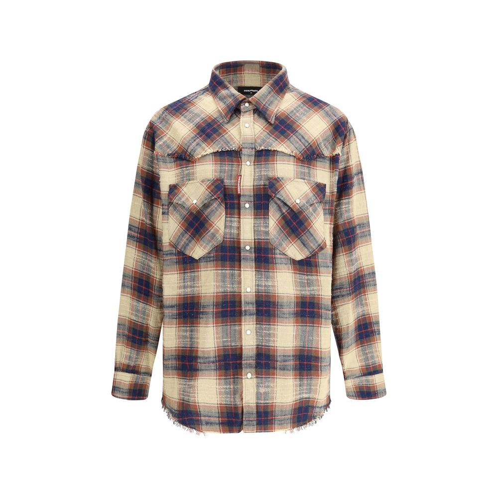 Dsquared² checked cotton shirt