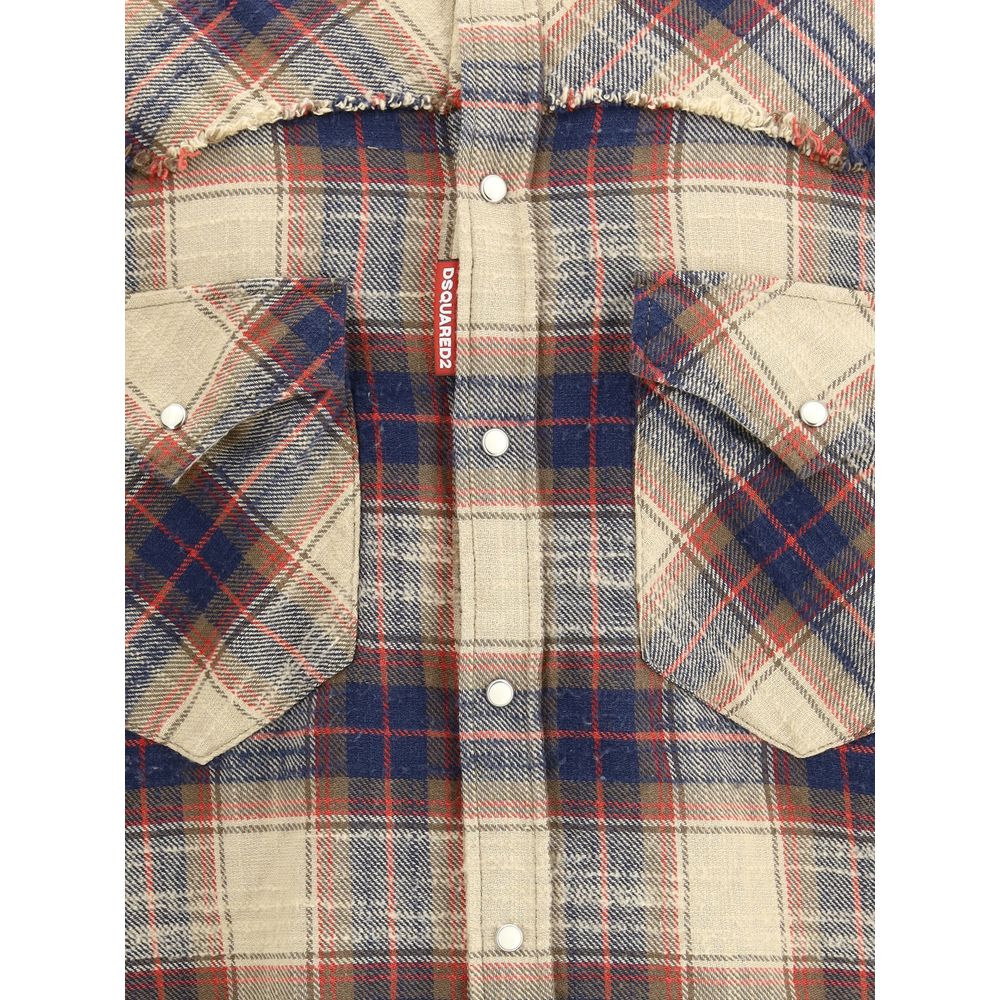 Dsquared² checked cotton shirt
