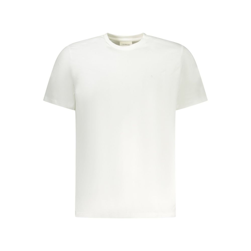 Calvin Klein Baumwoll-T-Shirt in Weiß
