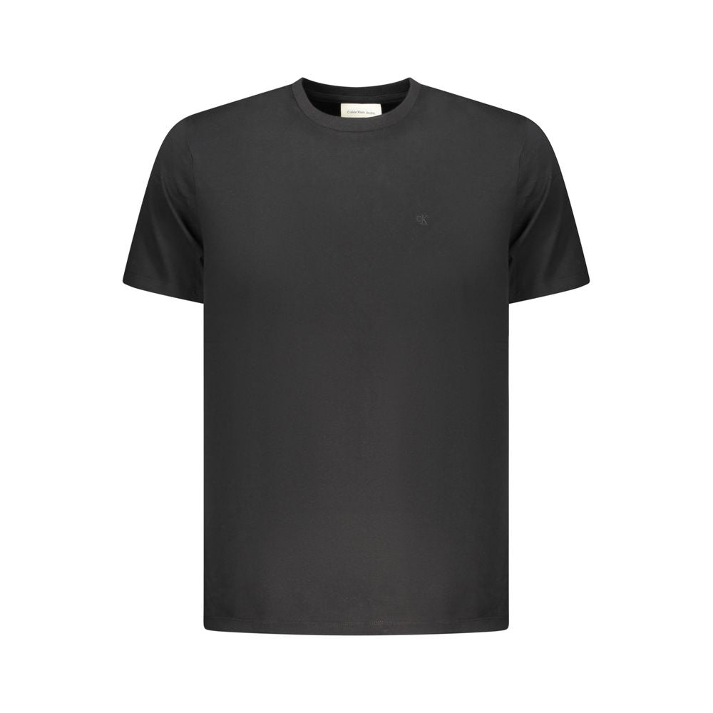 Calvin Klein Baumwoll-T-Shirt in Schwarz