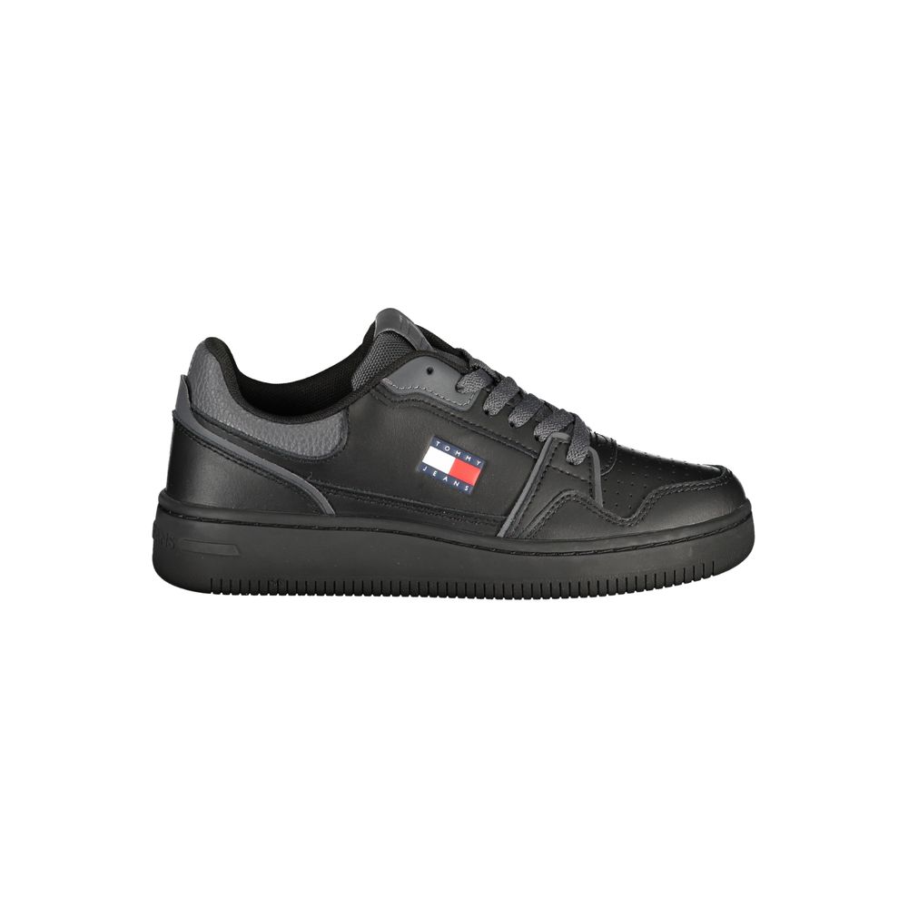 Tommy Hilfiger Schwarzer Polyester-Sneaker