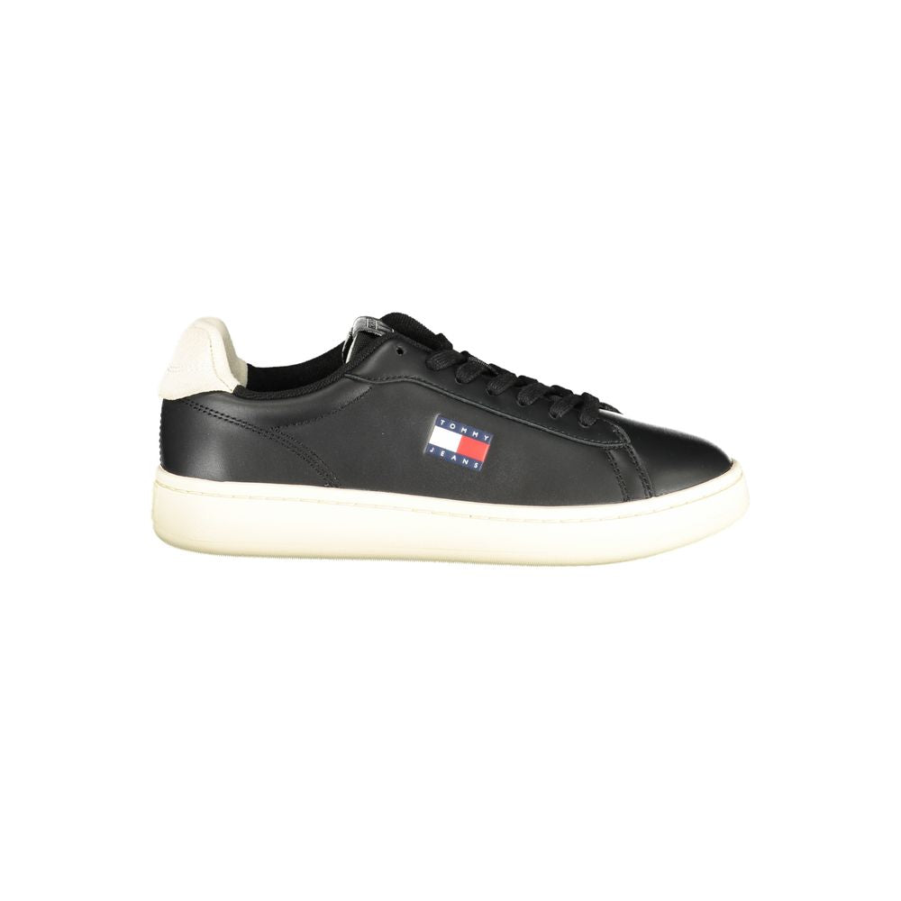 Tommy Hilfiger Schwarzer Polyester-Sneaker