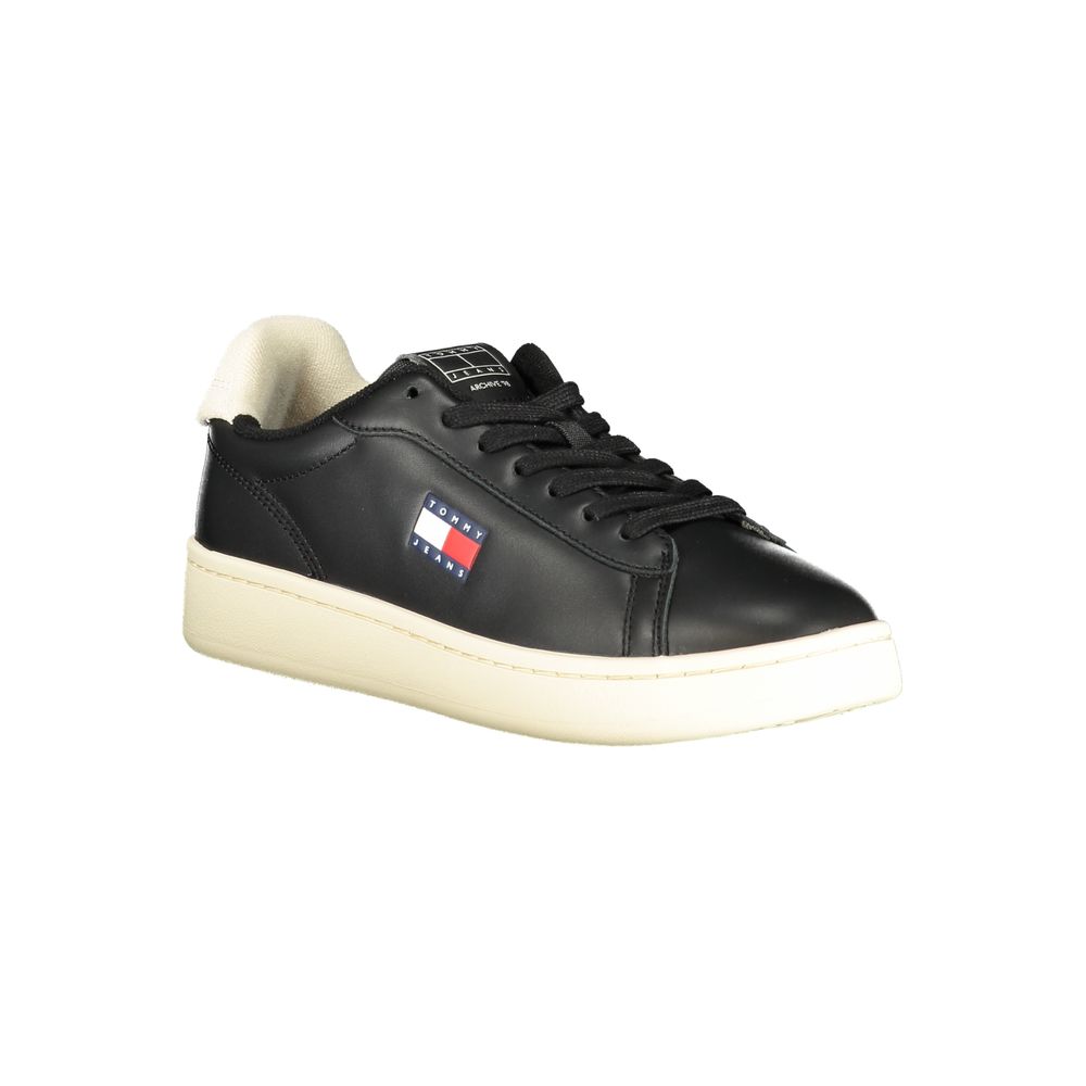 Tommy Hilfiger Schwarzer Polyester-Sneaker