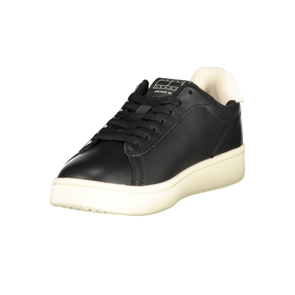 Tommy Hilfiger Schwarzer Polyester-Sneaker