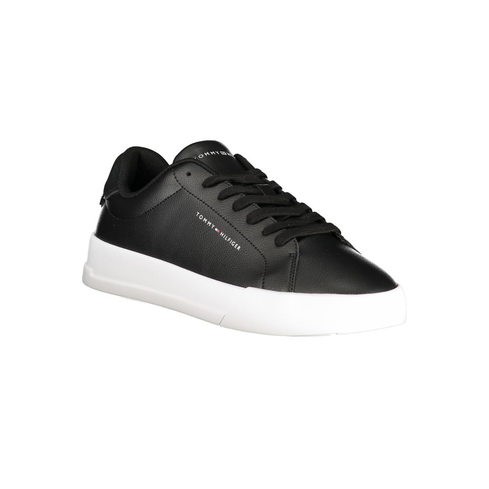 Tommy Hilfiger Schwarzer Polyester-Sneaker