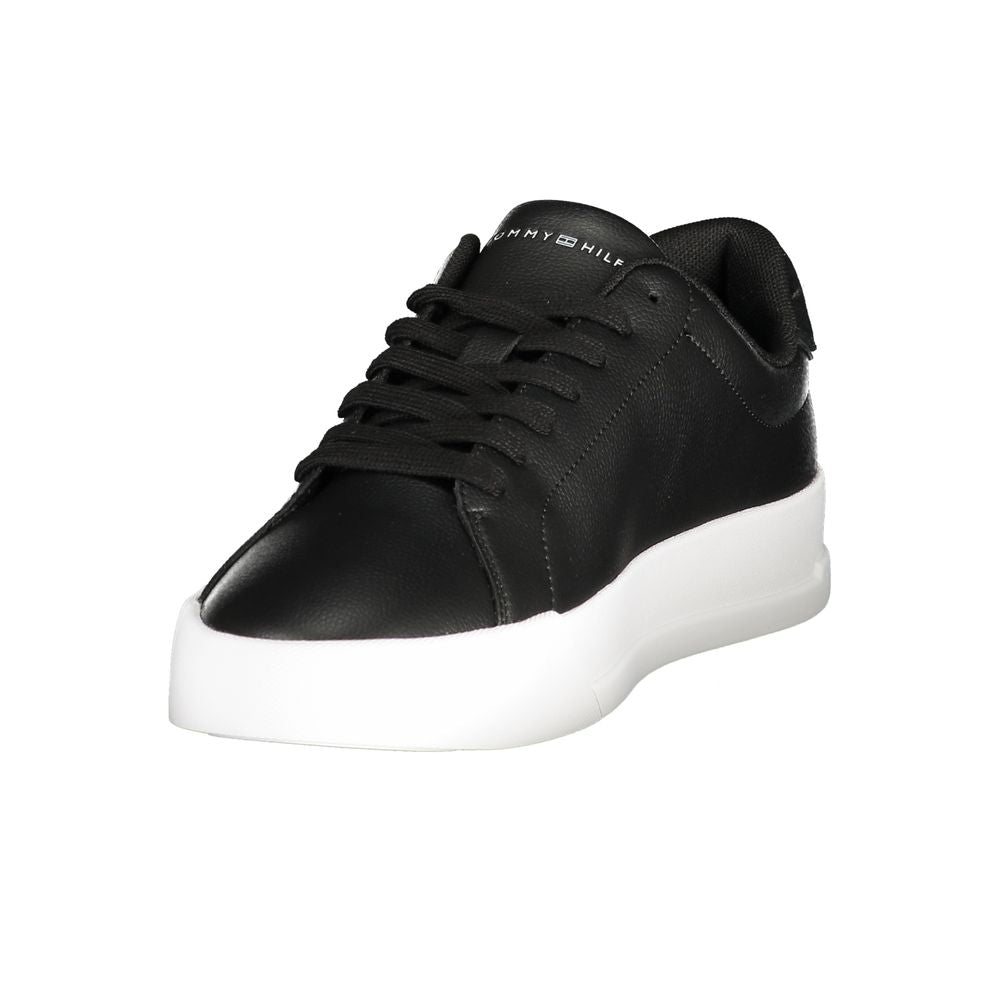 Tommy Hilfiger Schwarzer Polyester-Sneaker